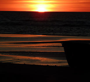 Sonnenuntergang am Kap Kolka
