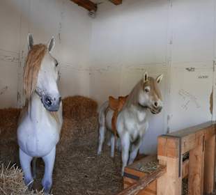 Im Soldatenheim auch Unterbringung der Pferde