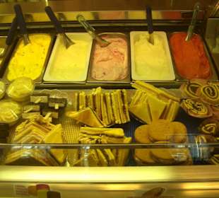 Die Eisdiele in der Nähe