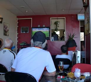 Die WM war auch hier zu sehen