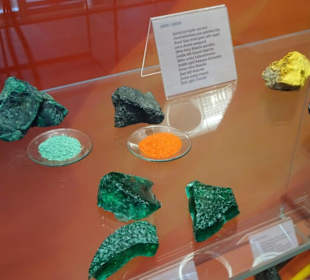 Färbetechnik für Glas