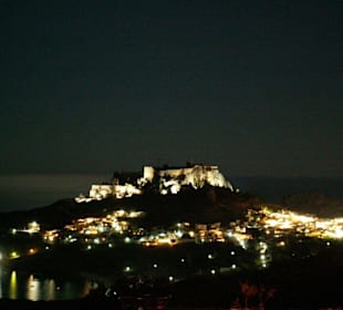 Lindos bei Nacht
