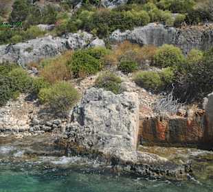 Kekova - versunkene Stadt im Mittelmeer
