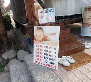 Massage im Beachclub