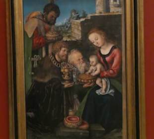 Anbetung der Könige von Lucas Cranach d.Ä.