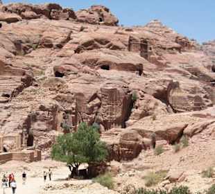 Spacer po Mieście Wykutym w Skale - Petra