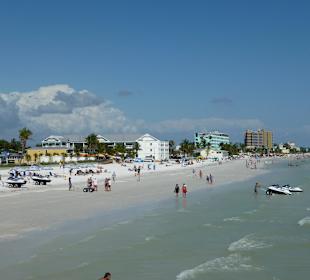 Der traumhaft schöne Strand von Fort Myers Beach