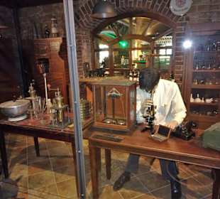 Im historischen Labor der Brauerei