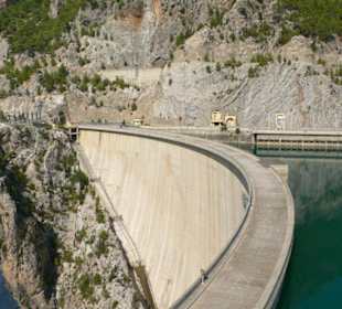 Noch mal die Staumauer