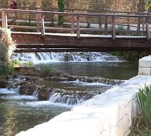 Parcours du parc avec pontons