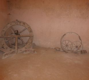 Old equipment in the granary