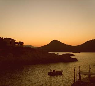 Sonnenuntergang in der Agulla