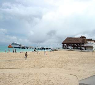 Landungssteg der Fähre in Playa del Carmen