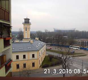 Narodowy widziany z Pragi.