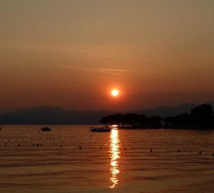 Sonnenuntergang über dem Gardasee