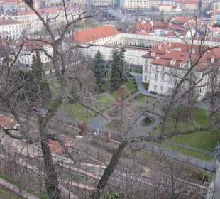 Blick vom Hradschin zur Stadt