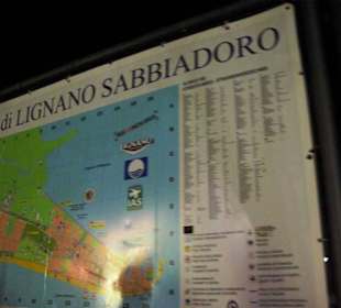 Karte von Lignano