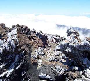 Eis auf dem Teide