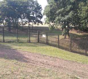 Ein Grenzecke zum Westen mit viel Grün heute