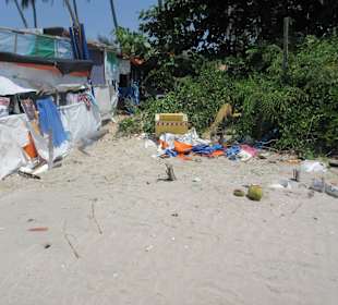Strandidyll neben dem Hotelstrand