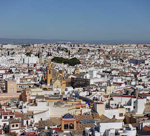 Hoteltürme am Rande der Stadt - Blick vom Turm der Kathedral