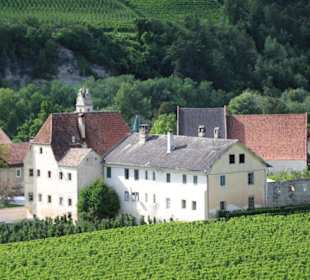 Das Kloster mit Blick aus den Weinbergen