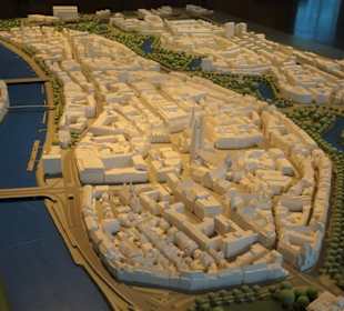 Modell der Bremer Altstadt