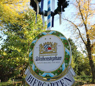 Biergartenschild