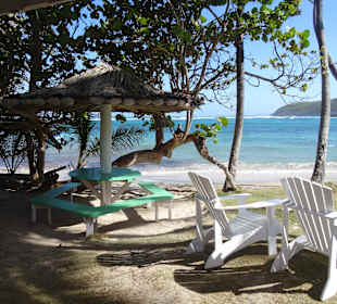 Strand beim Restaurant