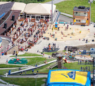 Bergrestaurant Möseralm im Sommer-Funpark Fiss