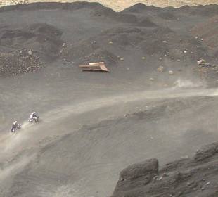 Visiting the volcano