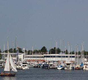 Yachtgelände an der Trave