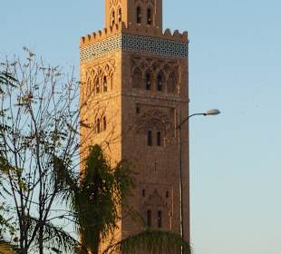 Die Katoubia-Moschee im Abendlicht