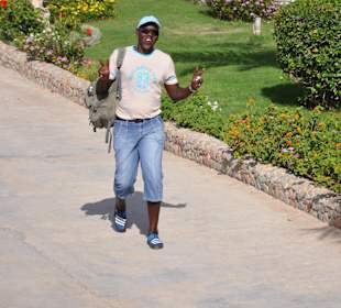 Gutgelaunter Ibrahim