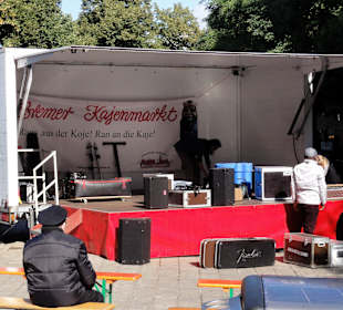 Bühne auf dem Kajenmarkt