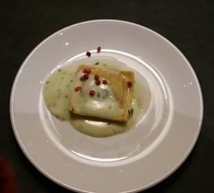 Gruß aus der Küche ... Ravioli mit Champignon