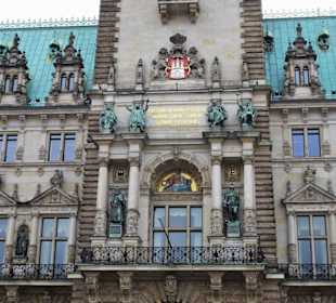 Fassade des Hamburger Rathauses