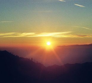 Da bin ich, die Sonne