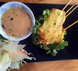 Köstliches Essen im Blue Mist