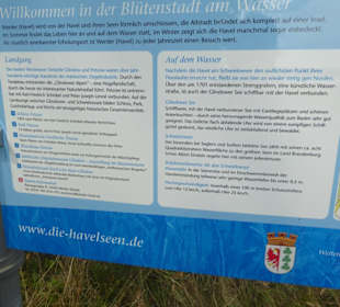 Haussee - Hinweistafel