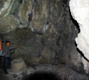 Oswaldhöhle am Eingang