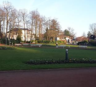 Kurpark vor dem Hotel Schäferbrunnen