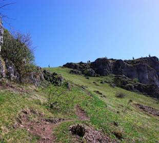 Abstieg über dem Bergweg