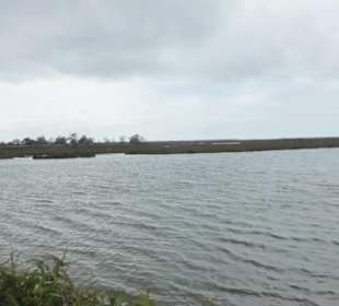 See bei den Salinen von Faro