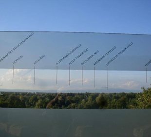 Aussicht mit Erklärung