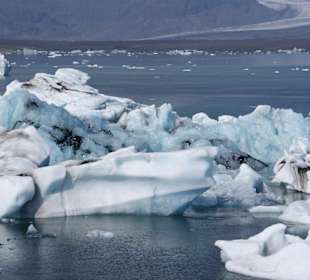 Eisberg auf der Gletscherlagune Jökulsárlón