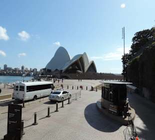 Mit dem Hop-on hop-off Bus in Sydney unterwegs