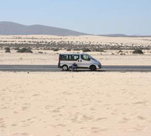 Die Wanderdüne von Coralejo