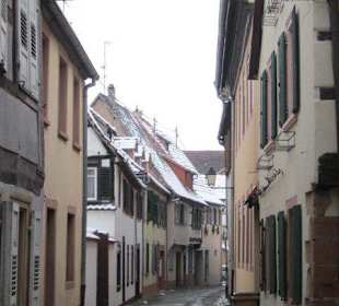Altstadt Wissembourg im Winter