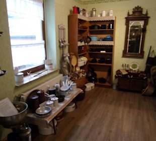 Im Museum verschiedene Küchen Epochen